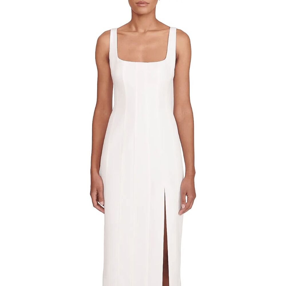 STAUD White Sleeveless Maxi Dress - Picture 2 of 9